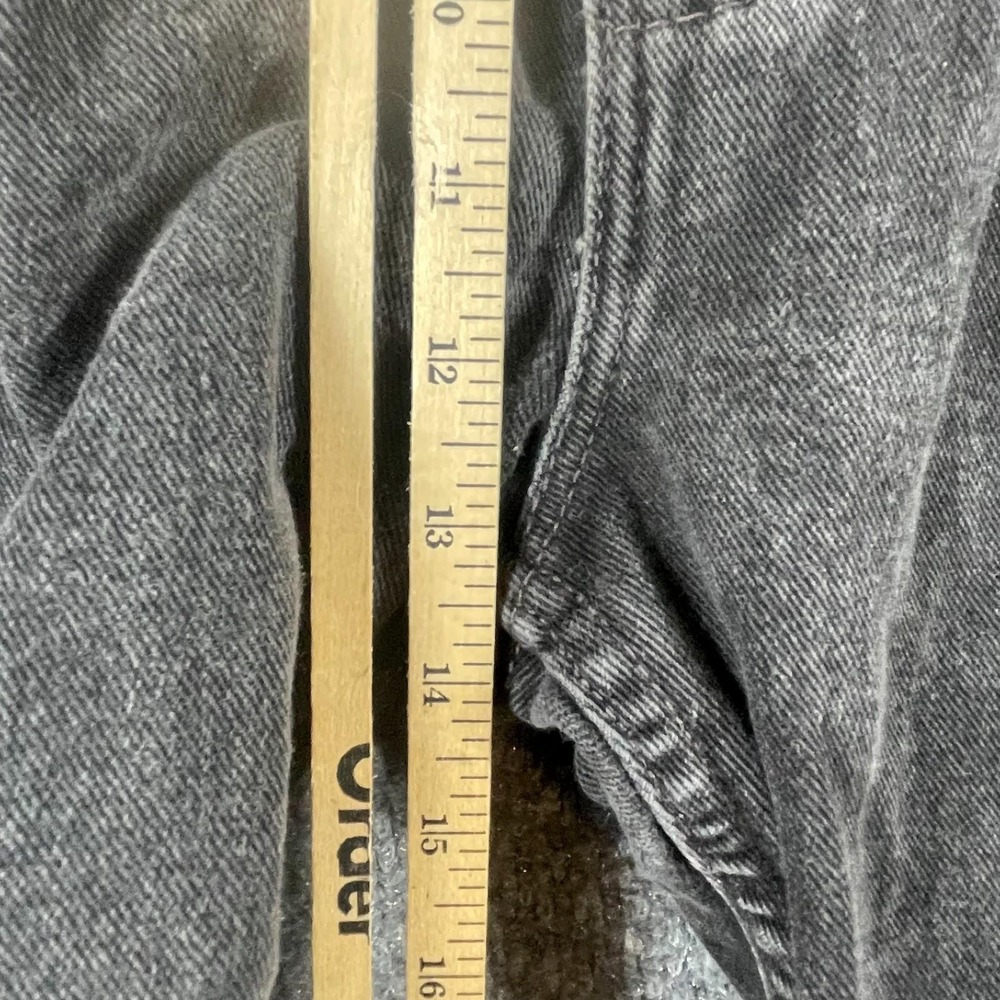 VTG Levis Jeans Mens 40x30 Actual 38x30 Black Regular Fit Red Tab Straight Leg - Picture 11 of 16